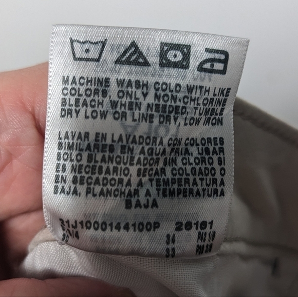 Lee NWT Relaxed Fit Straight Leg Mid Rise Pants Sz 6L - Picture 10 of 10